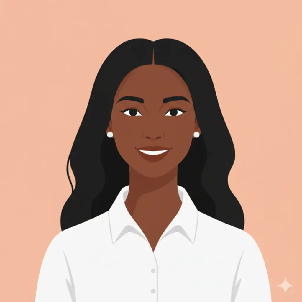 Smiling customer
